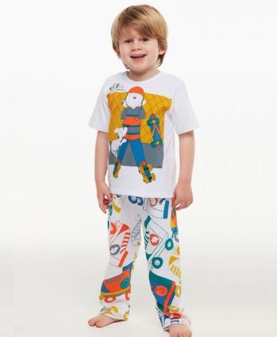 PIJAMA MASC BABY CAMISETA ALG CALCA - PJ2244ART