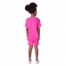 PIJAMA INFANTIL FEMININO DE MANGA CURTA ROSA DO PAC-MAN