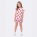 SHORTDOLL FEMININO JUVENIL VEGGI MANGA CURTA CORAÇÃO