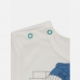 PIJAMA MASCULINO INFANTIL SONHART MANGA CURTA E CALÇA GOLA VERDE BEGE