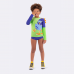 BLUSA MASCULINO INFANTIL VEGGI UV MANGA LONGA MONTRO VERDE