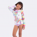 BLUSA COM CALCINHA VEGGI PROTEÇÃO UV UNICORNIO ROSA