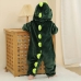 MACACÃO MASCULINO INFANTIL LONGO DINOSSAURO VERDE - MUNDO DOS PIJAMAS