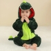 MACACÃO MASCULINO INFANTIL LONGO DINOSSAURO VERDE - MUNDO DOS PIJAMAS