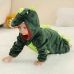 MACACÃO MASCULINO INFANTIL LONGO DINOSSAURO VERDE - MUNDO DOS PIJAMAS