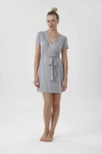 ROBE MANGA CURTA MESCLA 