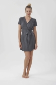 ROBE MANGA CURTA MESCLA 