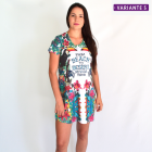 CAMISOLA ESTAMPADA DE AVES 