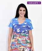 CAMISOLA COM ESTAMPA DE PAISAGEM 