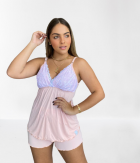 SHORTDOLL POLIAMIDA RENDA GESTANTE