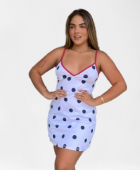 CAMISOLA BOCEJINHO DE ALÇA EM ALGODÃO MORANGO