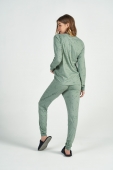 PIJAMA FEMININO INVERNO COR COM AMOR SIGNOS VERDE