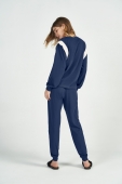 PIJAMA FEMININO INVERNO COR COM AMOR AZUL MARINHO