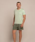 PIJAMA MASCULINO YUME VISCOLYCRA MANGA CURTA VERDE
