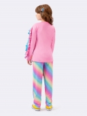 PIJAMA FEMININO INFANTIL VEGGI MANGA LONGA UNICORNIO ROSA