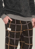 PIJAMA MASCULINO LUA LUÁ MANGA LONGA E CALÇA FLEECE XADREZ