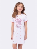 CAMISOLA FEMININO JUVENIL VEGGI MANGA CURTA DRINK VERMELHO
