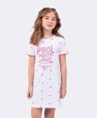 CAMISOLA FEMININO JUVENIL VEGGI MANGA CURTA DRINK VERMELHO