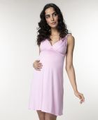 CAMISOLA FEMININA BOCEJINHO ALÇA VISCOLYCRA GESTANTE ROSA