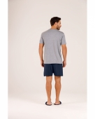 PIJAMA MASCULINO COR COM AMOR VISCOLYCRA BOLSO MESCLA