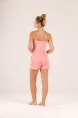 SHORTDOLL FEMININO COR COM AMOR ALÇA LIGANTE ROSE