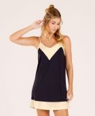 CAMISOLA FEMININA COR COM AMOR ALÇA VISCOLYCRA PRETO