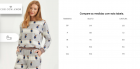 PIJAMA FEMININO LONGO MOLETINHO URSINHO COR COM AMOR
