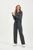 PIJAMA FEMININO LONGO CANELADO COR COM AMOR