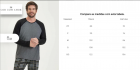 PIJAMA LONGO MASCULINO XADREZ PRETO COR COM AMOR