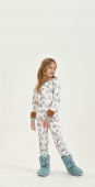 PIJAMA FEMININO LONGO JUVENIL MANGA PLUSH COR COM AMOR