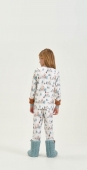 PIJAMA FEMININO LONGO JUVENIL MANGA PLUSH COR COM AMOR