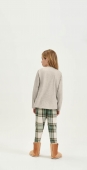 PIJAMA LONGO JUVENIL XADREZ COR COM AMOR