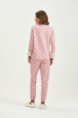 PIJAMA FEMININO ADULTO CORAÇÃO COR COM AMOR