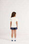 PIJAMA FEMININO INFANTIL MANGA CURTA COM SHORTS URSO TENISTA COR COM AMOR