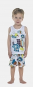 PIJAMA MASCUINO INFANTIL REGATA E BERMUDA - SONHART
