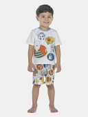 PIJAMA MASCULINO INFANTIL MANGA CURTA E BERMUDA - SONHART