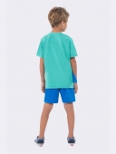 PIJAMA MASCULINO MANGA CURTA E BERMUDA TUBARÃO - VEGGI