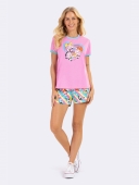 PIJAMA FEMININO MANGA CURTA MENINAS SUPER PODEROSAS ROSA - VEGGI
