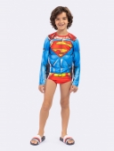 BLUSA MASCULINA INFANTIL PROTEÇÃO UV 50+ SUPER HOMEM - VEGGI