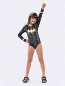 MAIÔ JUVENIL MANGA LONGA PROTEÇÃO UV 50+ BATGIRL - VEGGI