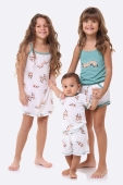 CAMISOLA FEMININA DE ALÇA LONTRAS - BOCEJINHO