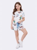 PIJAMA FEMININO INFANTIL CURTO LOONEY TUNES - VEGGI