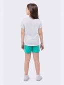 PIJAMA FEMININO INFANTIL CURTO LOONEY TUNES VERDE - VEGGI