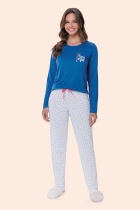 PIJAMA FEMININO LONGO POÁ - BOCEJINHO