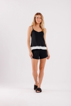PIJAMA FEMININO CURTO DE ALÇA LIGANETE - COR COM AMOR