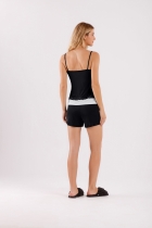 PIJAMA FEMININO CURTO DE ALÇA LIGANETE - COR COM AMOR