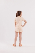 PIJAMA FEMININO INFANTIL CURTO ALGODÃO COELHINHO - COR COM AMOR