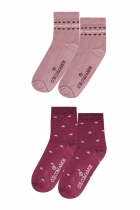 KIT COM DUAS MEIAS - COR COM AMOR