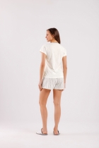 PIJAMA FEMININO CURTO CORUJA - COR COM AMOR