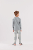 PIJAMA LONGO INFANTIL UNISSEX STAY MOLETINHO - COR COM AMOR